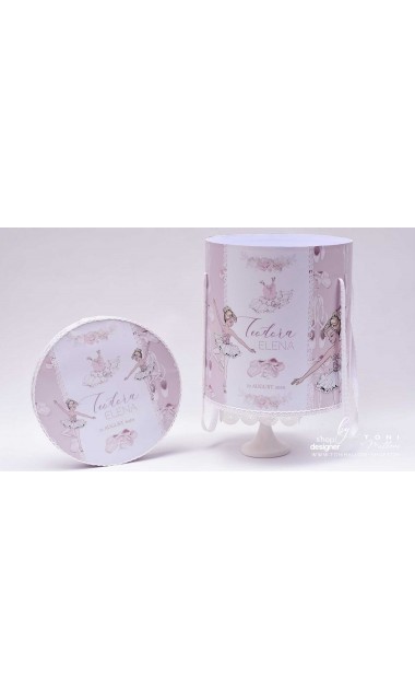 Trusou de botez cu mica balerina tutu tiara eleganta si broderie personalizata 16